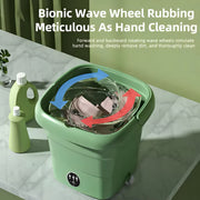 Foldable 2-in-1 Wash&Dry Bucket