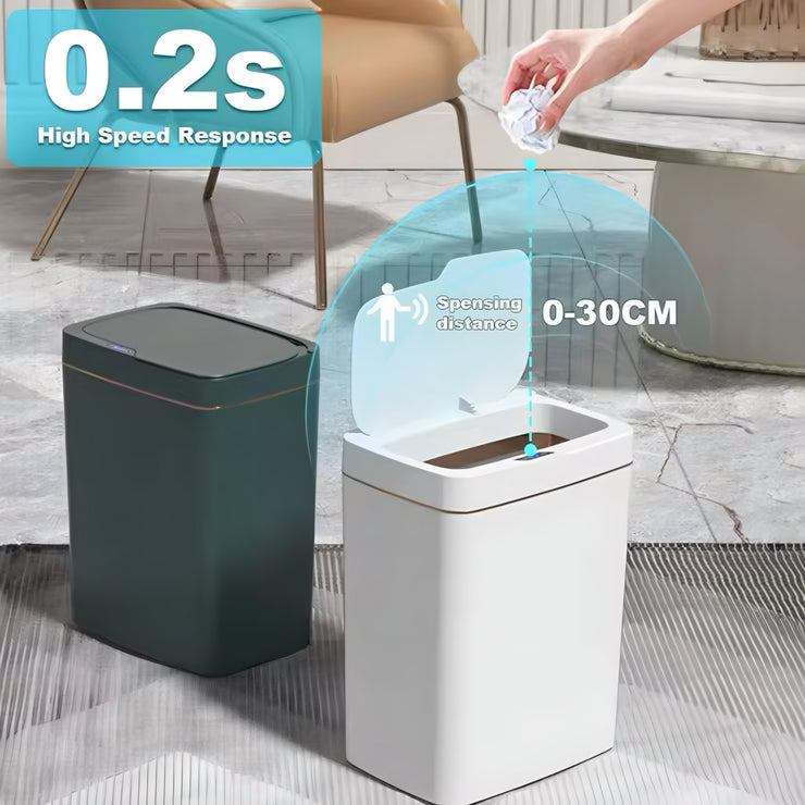 Smart Trash Bin with Automatic Lid